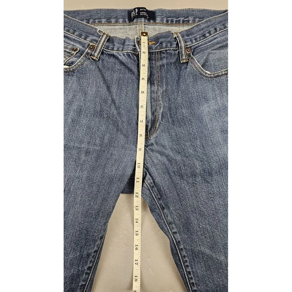 Gap Jeans Mens 34x34.‎ Vintage Standard 1969 Faded Blue Denim.